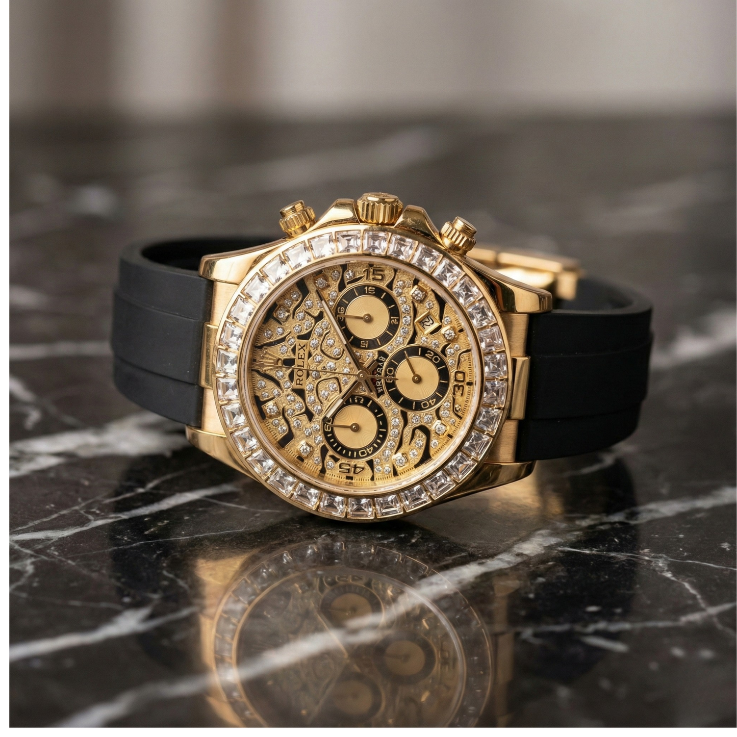 Rolex Daytona “Eye of the Tiger” – Gold Diamond Edition