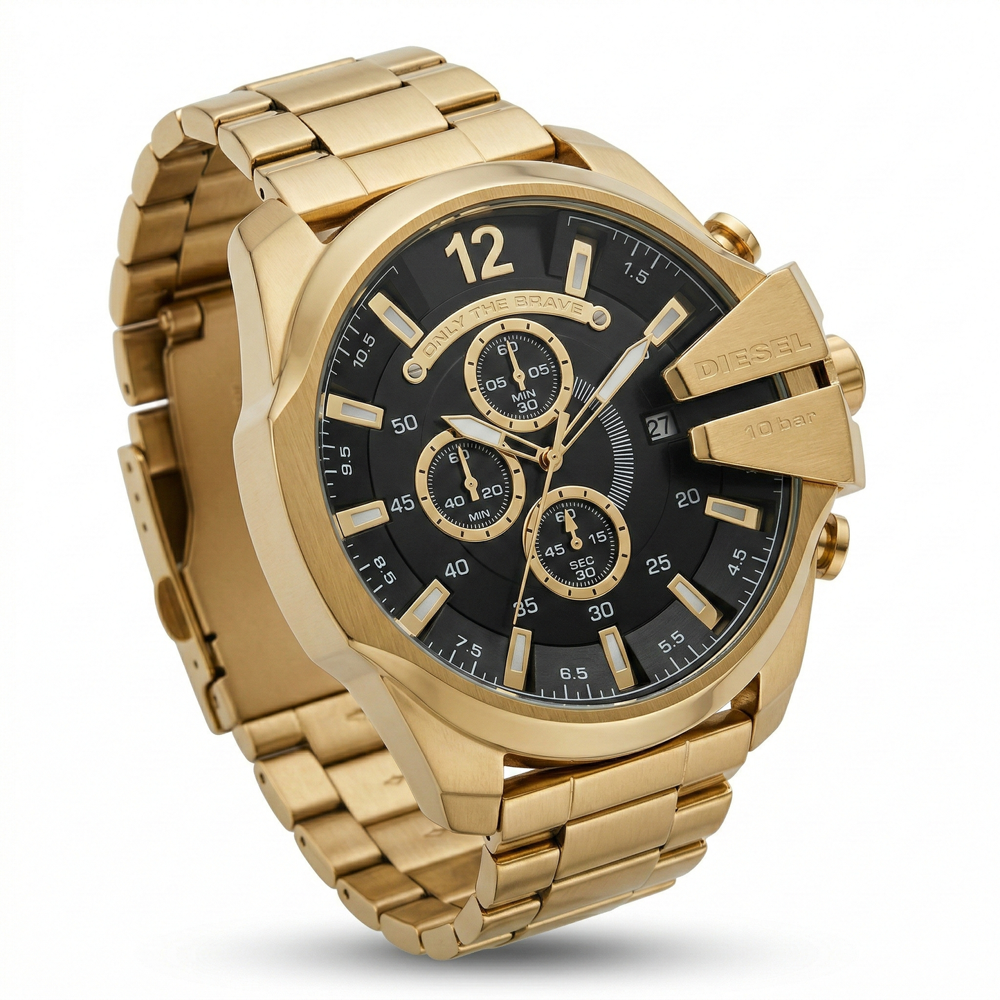 Diesel Only The Brave – Gold Black Chronograph