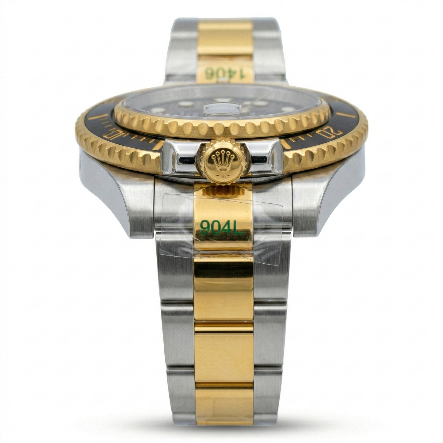 Rolex Submariner Date Black Dial Gold Bezel Two-Tone Steel Bracelet