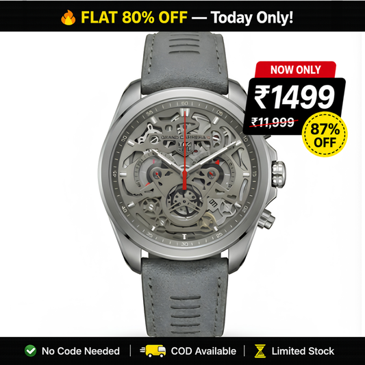 Tag Heuer CR7 G1 Skeleton Chronograph – Matte Grey