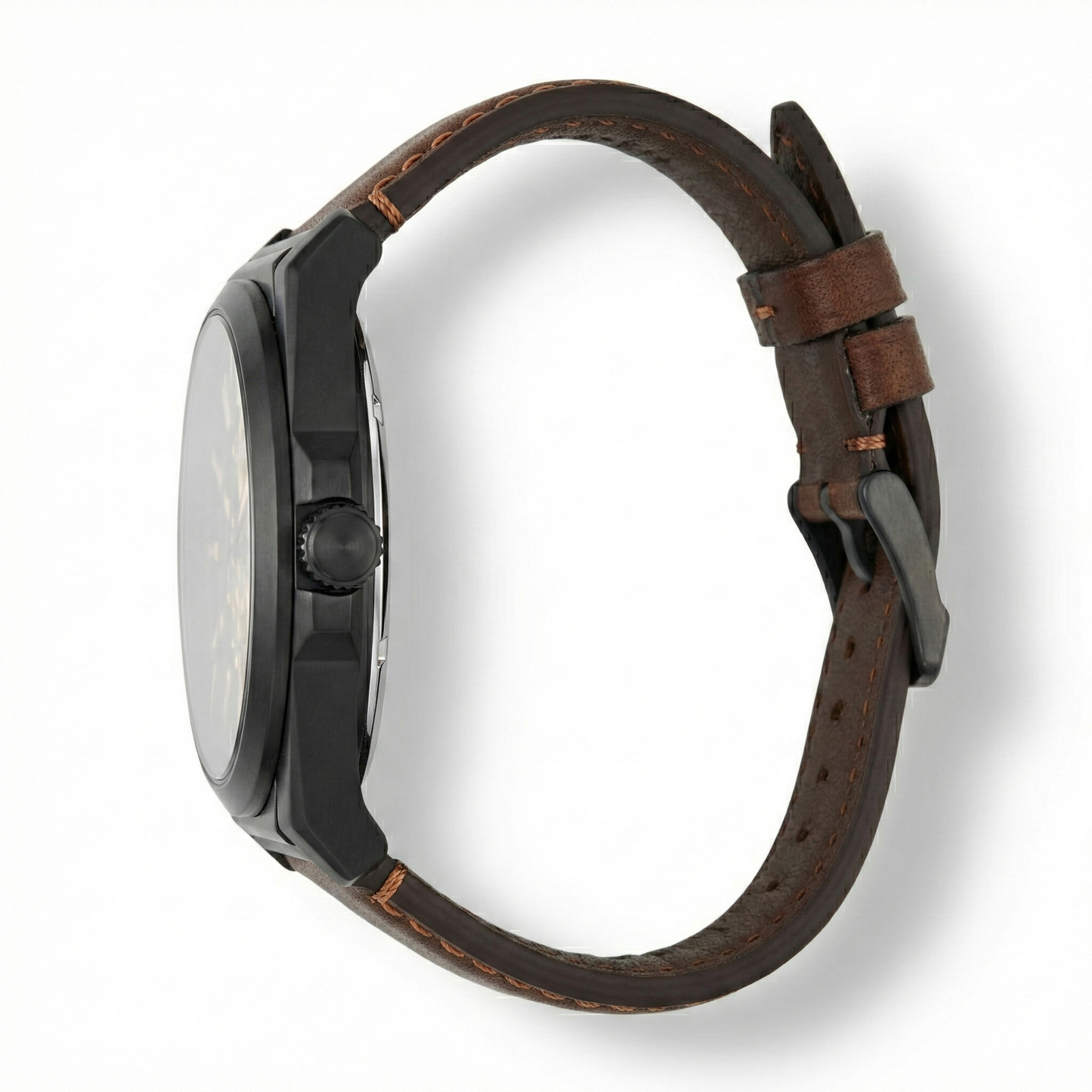 Fossil Everett Automatic – Brown Leather Strap