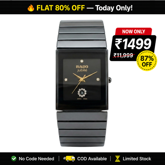 Rado Jubile Square Black – Diamond Dial
