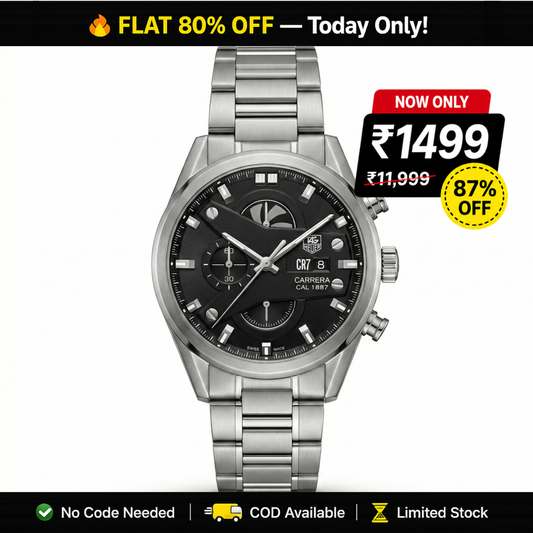 Tag Heuer CR7 G4BC Chronograph – Steel Black Dial