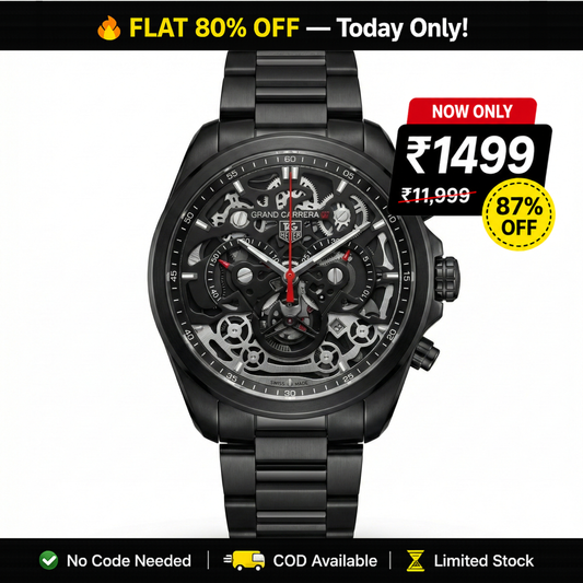 Tag Heuer CR7 B1B2 Skeleton Chronograph – Black Steel