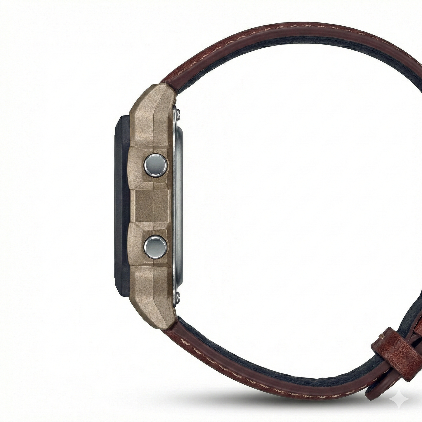 Casio Illuminator World Time – Bronze Case Brown Leather