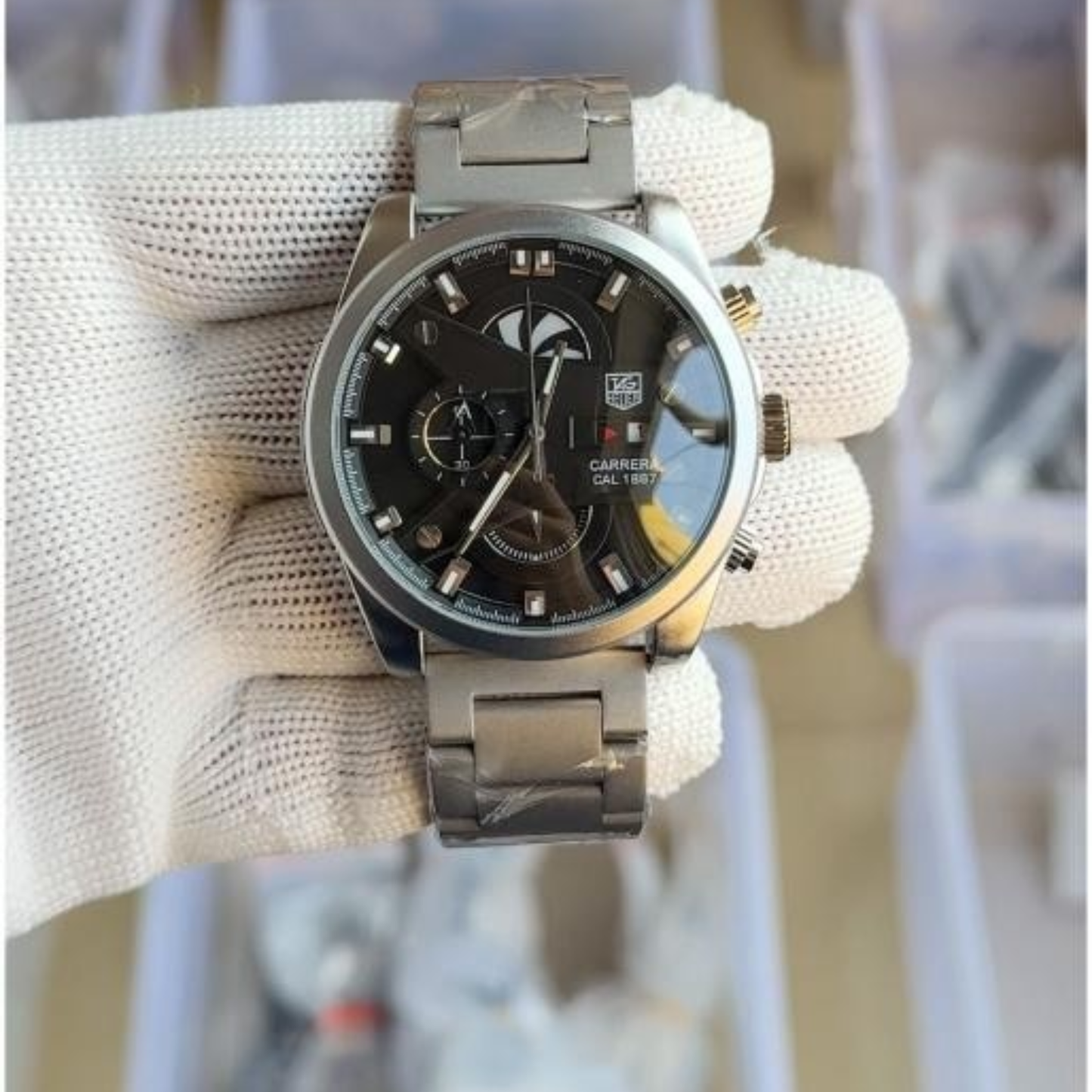Tag Heuer CR7 G4BC Chronograph – Steel Black Dial