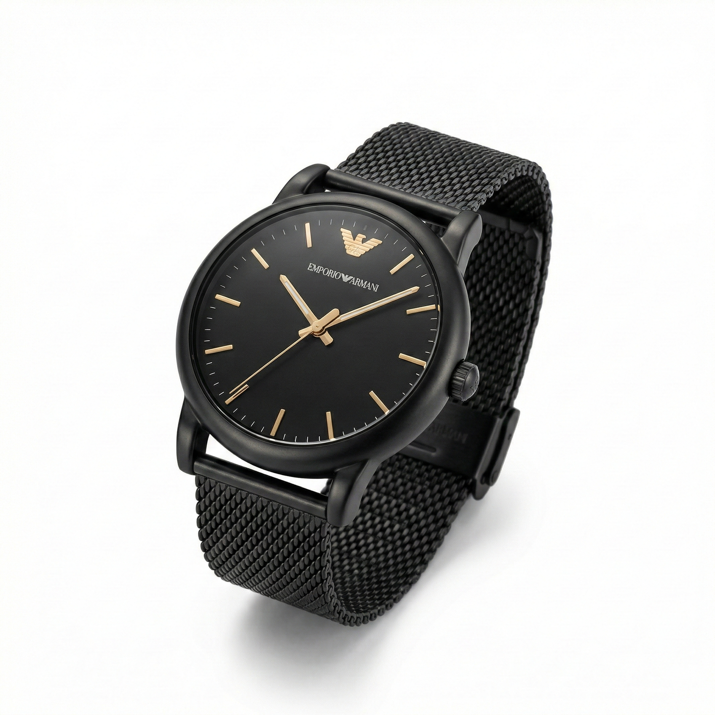 Emporio Armani Luigi AR196 – Black Chronograph Mesh