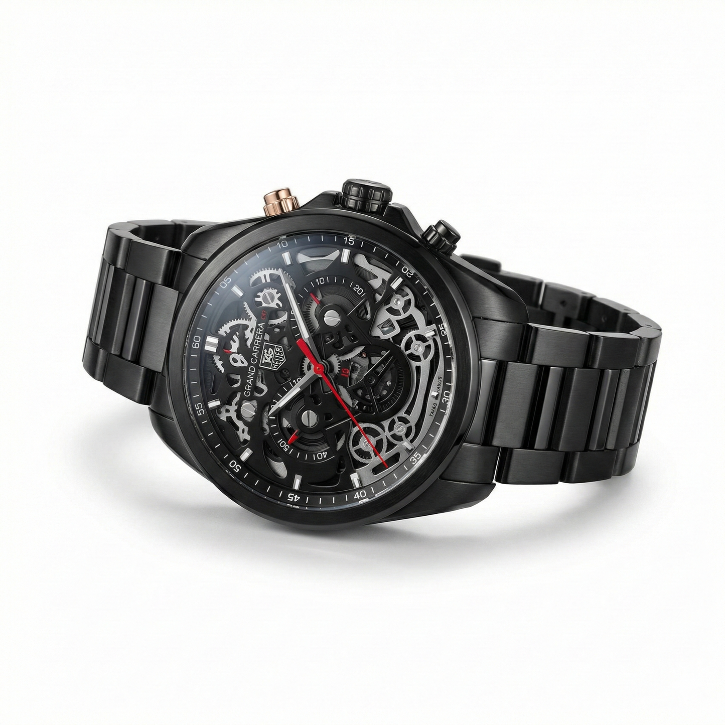 Tag Heuer CR7 B1B2 Skeleton Chronograph – Black Steel