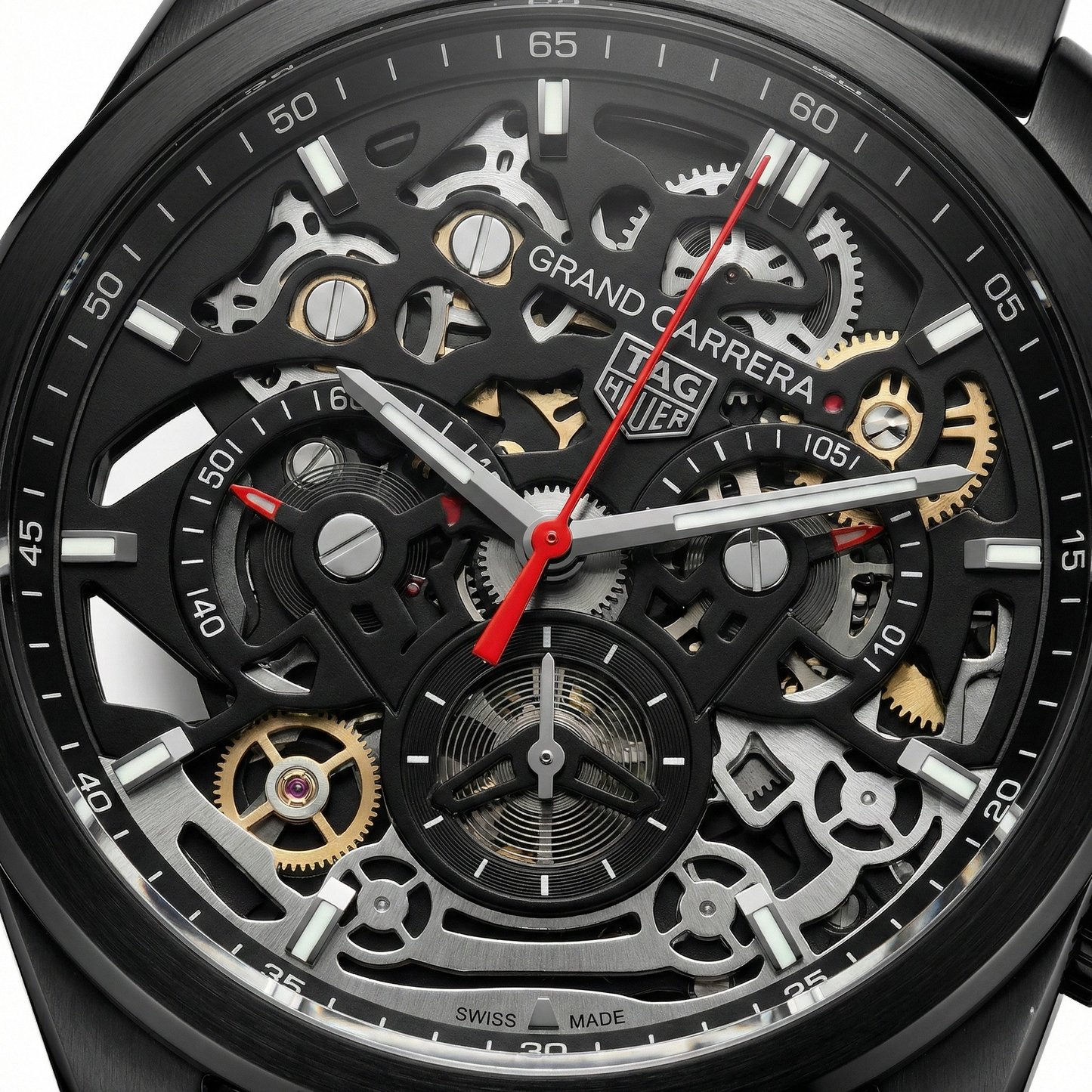 Tag Heuer CR7 B1B2 Skeleton Chronograph – Black Steel