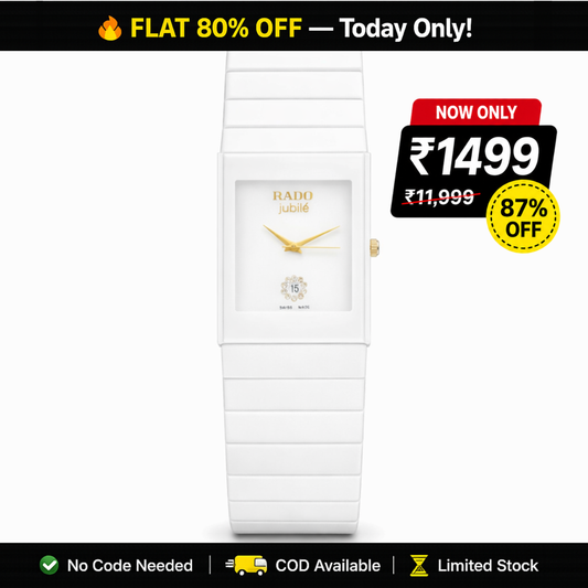 Rado Jubile Style White Watch for Men