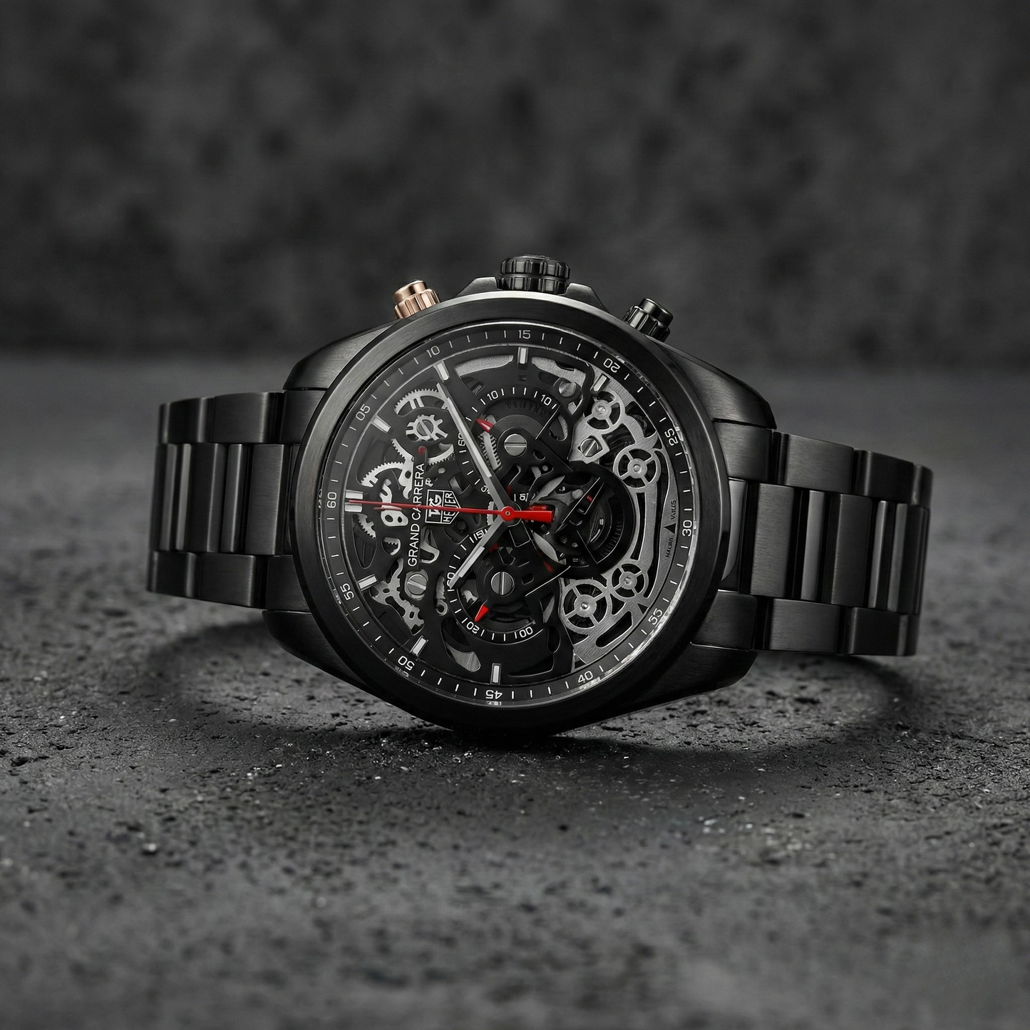 Tag Heuer CR7 B1B2 Skeleton Chronograph – Black Steel