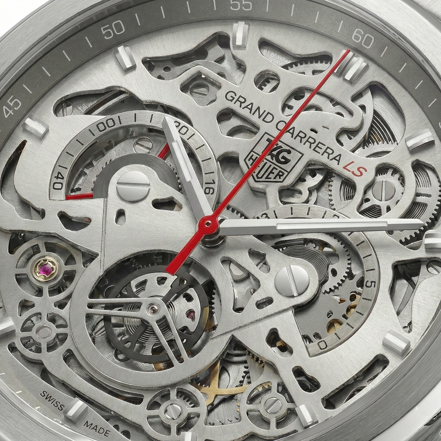 Tag Heuer - Luxury Open Dial Chronograph – Silver Edition