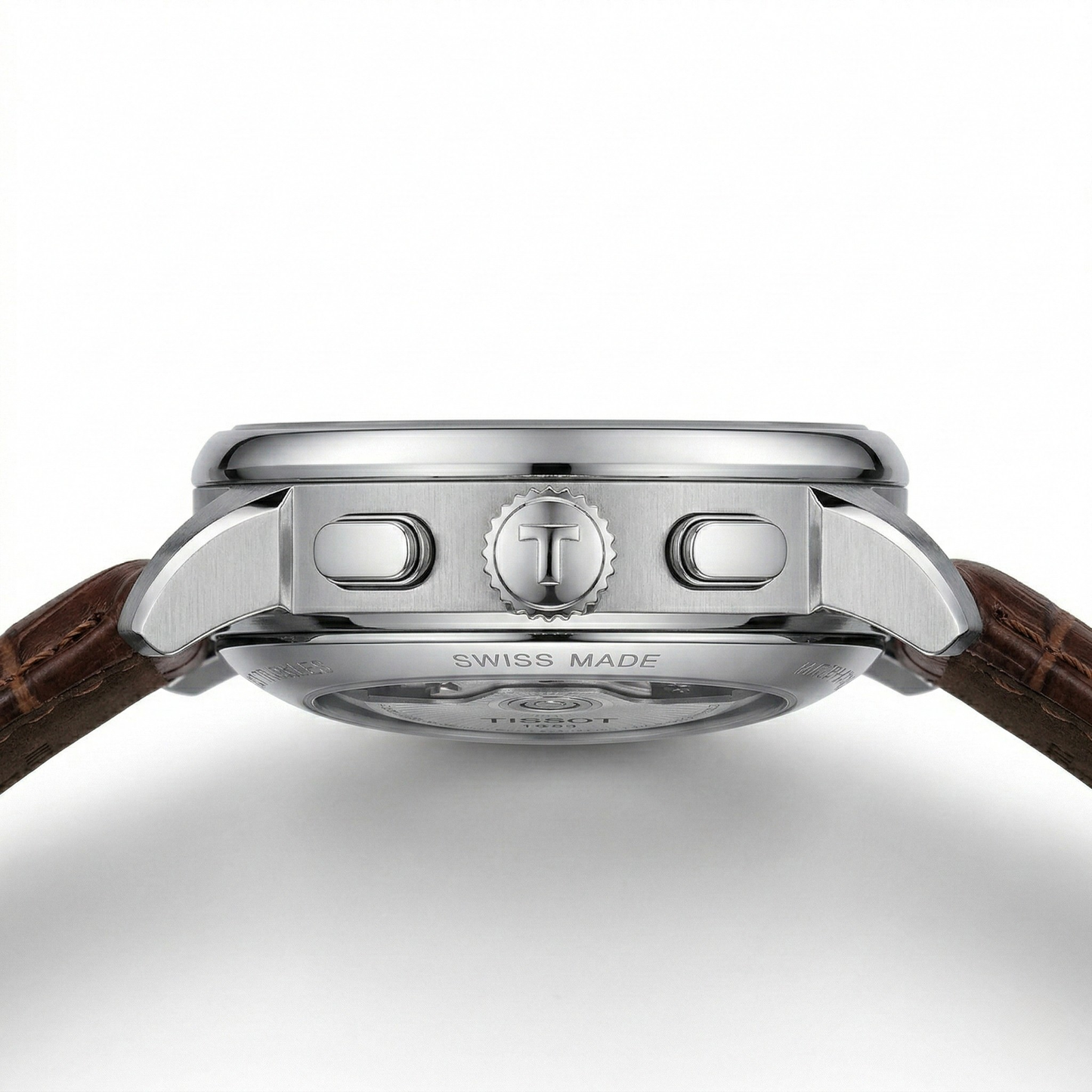 Tissot Chemin 1853 – Black Dial Brown Leather Chronograph
