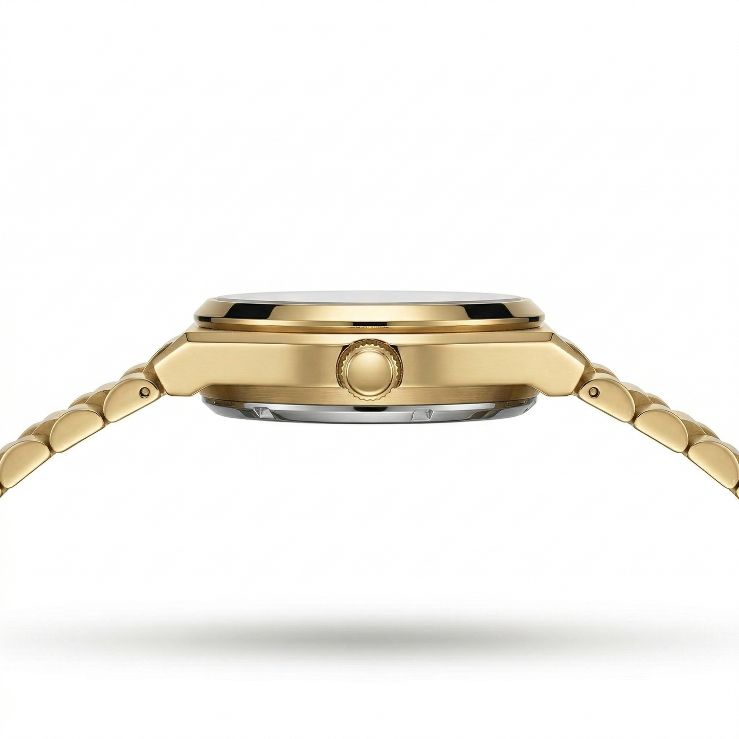 Citizen Open-Heart Automatic Gold Case Stainless Steel Bracelet