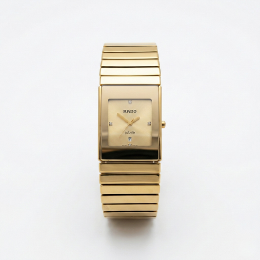 Rado Jubile Gold Rectangular – Diamond Dial