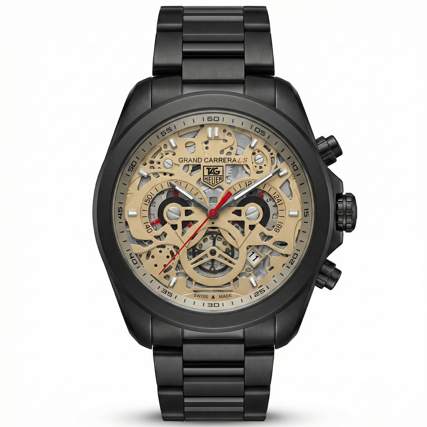 Tag Heuer CR7 B1C Skeleton Chronograph – Black & Gold