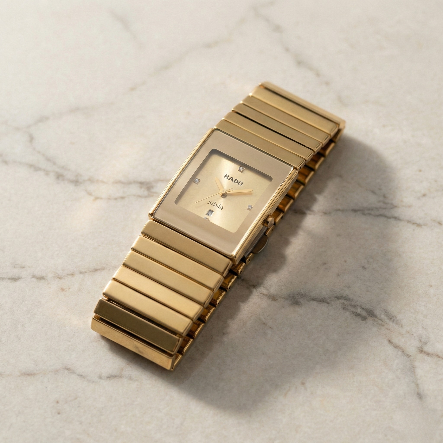 Rado Jubile Gold Rectangular – Diamond Dial