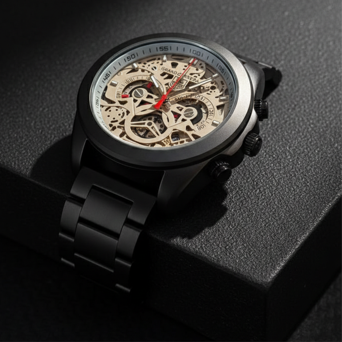 Tag Heuer CR7 B1C Skeleton Chronograph – Black & Gold