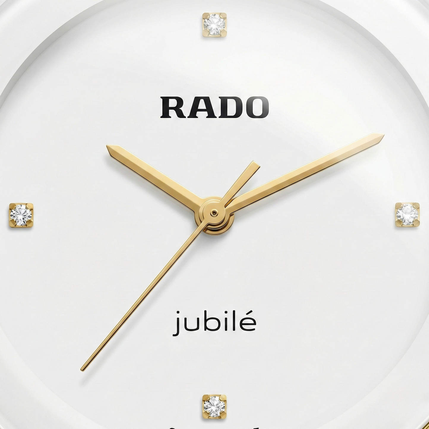 Rado Jubile Round White – Gold Accents