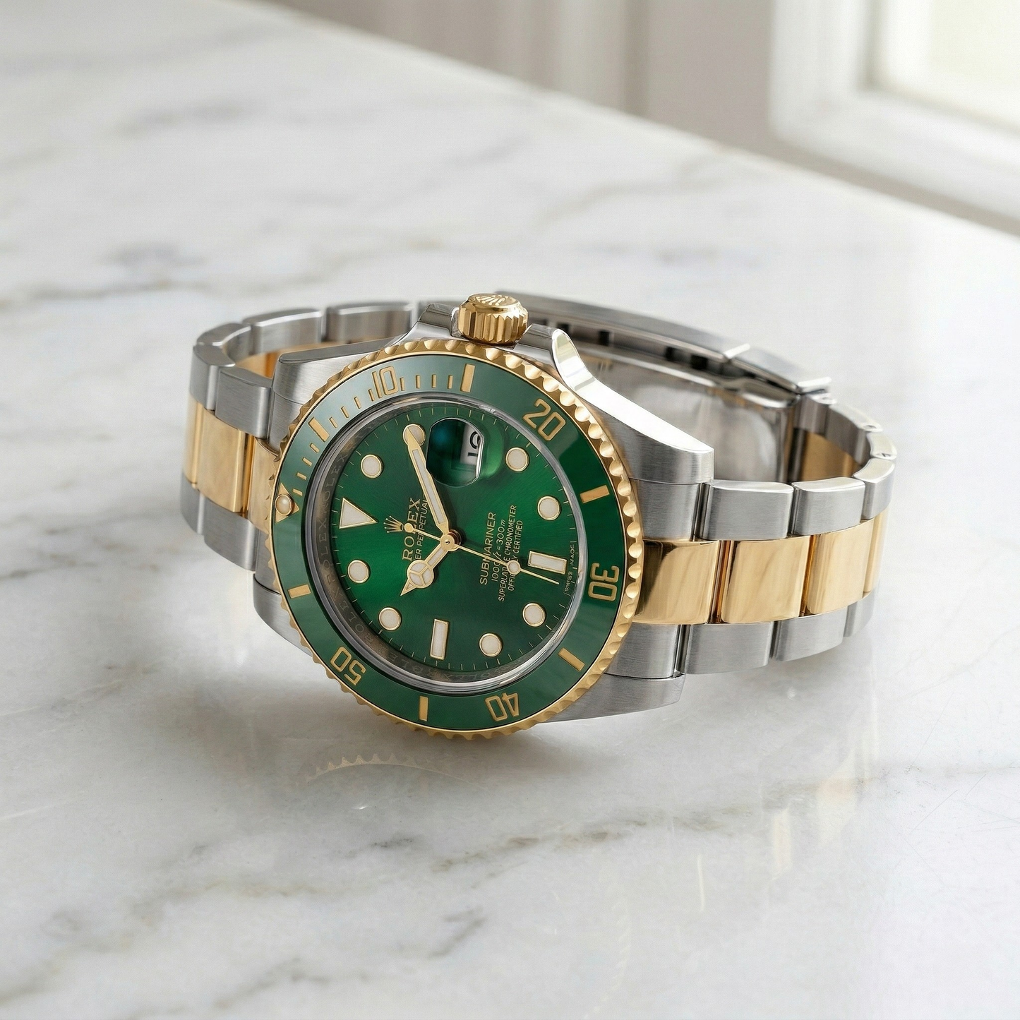 Rolex Oyster Perpetual Submariner – Green Dial Two-Tone Variant