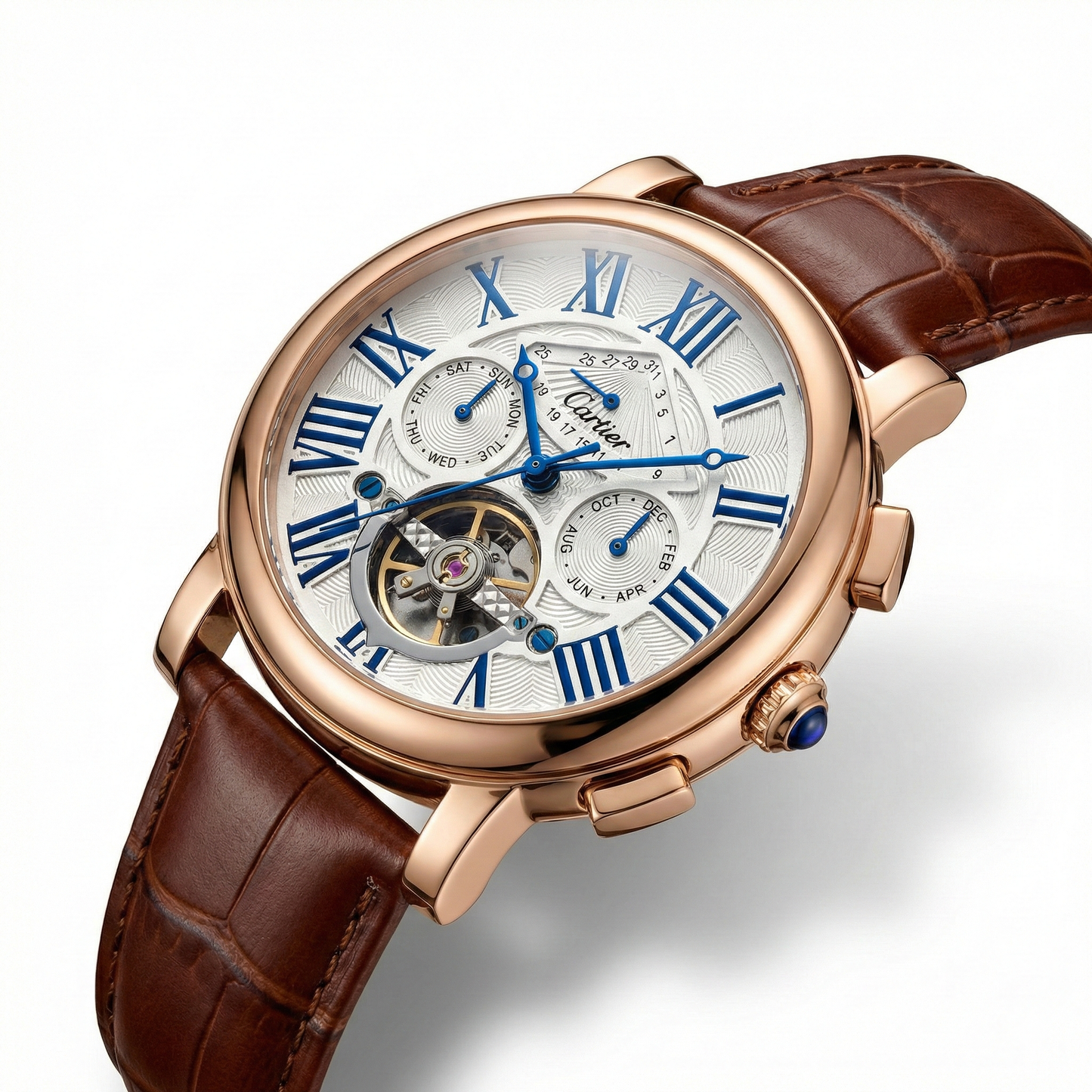 Cartier Ballon Automatic – Rose Gold Open Heart