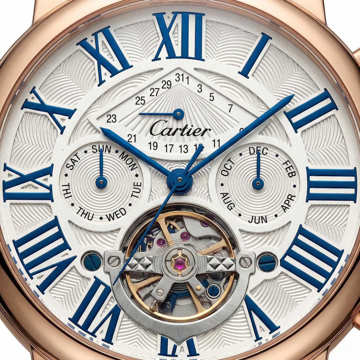 Cartier Ballon Automatic – Rose Gold Open Heart