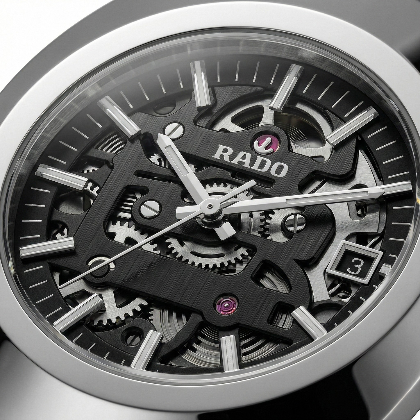 Rado Diastar Silver - Skeleton Dial