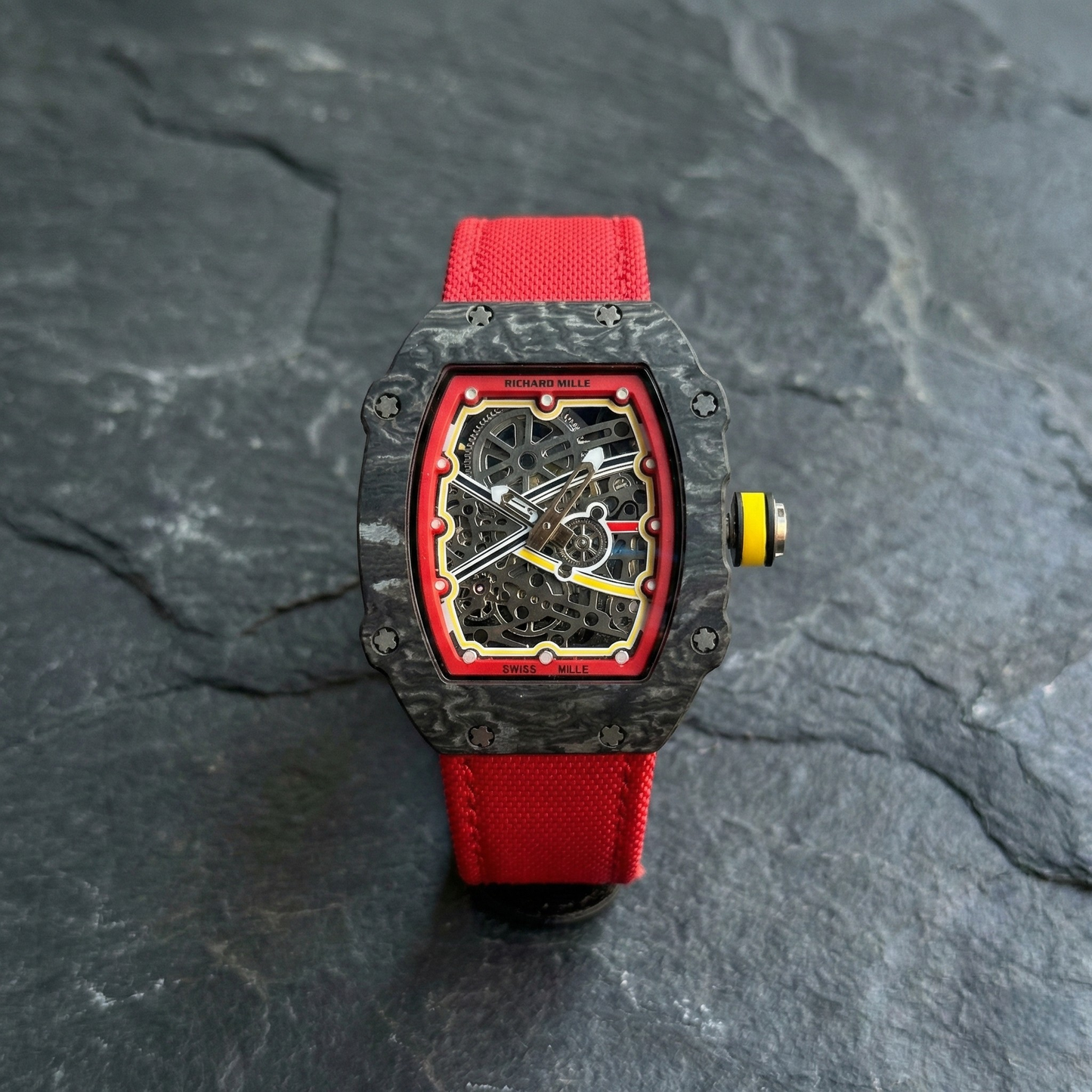 Richard Mille Carbon Red – Skeleton Automatic