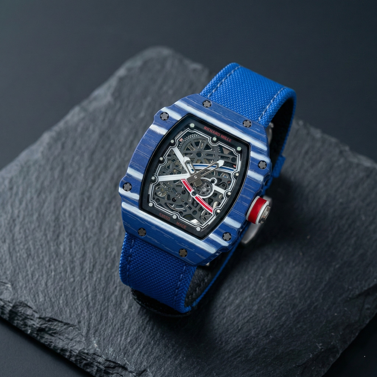 Richard Mille Carbon Blue – Skeleton Automatic