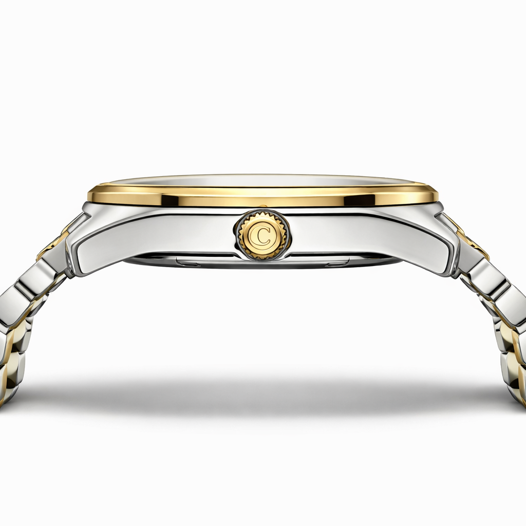 Citizen Open-Heart Skeleton Two-Tone Gold Steel Watch