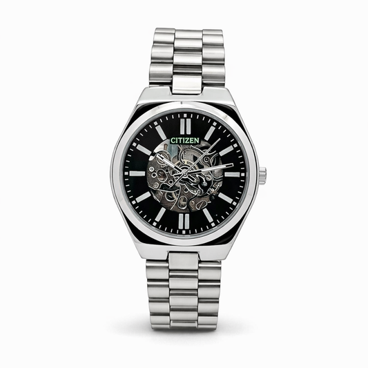 Silver Case Black Dial Street