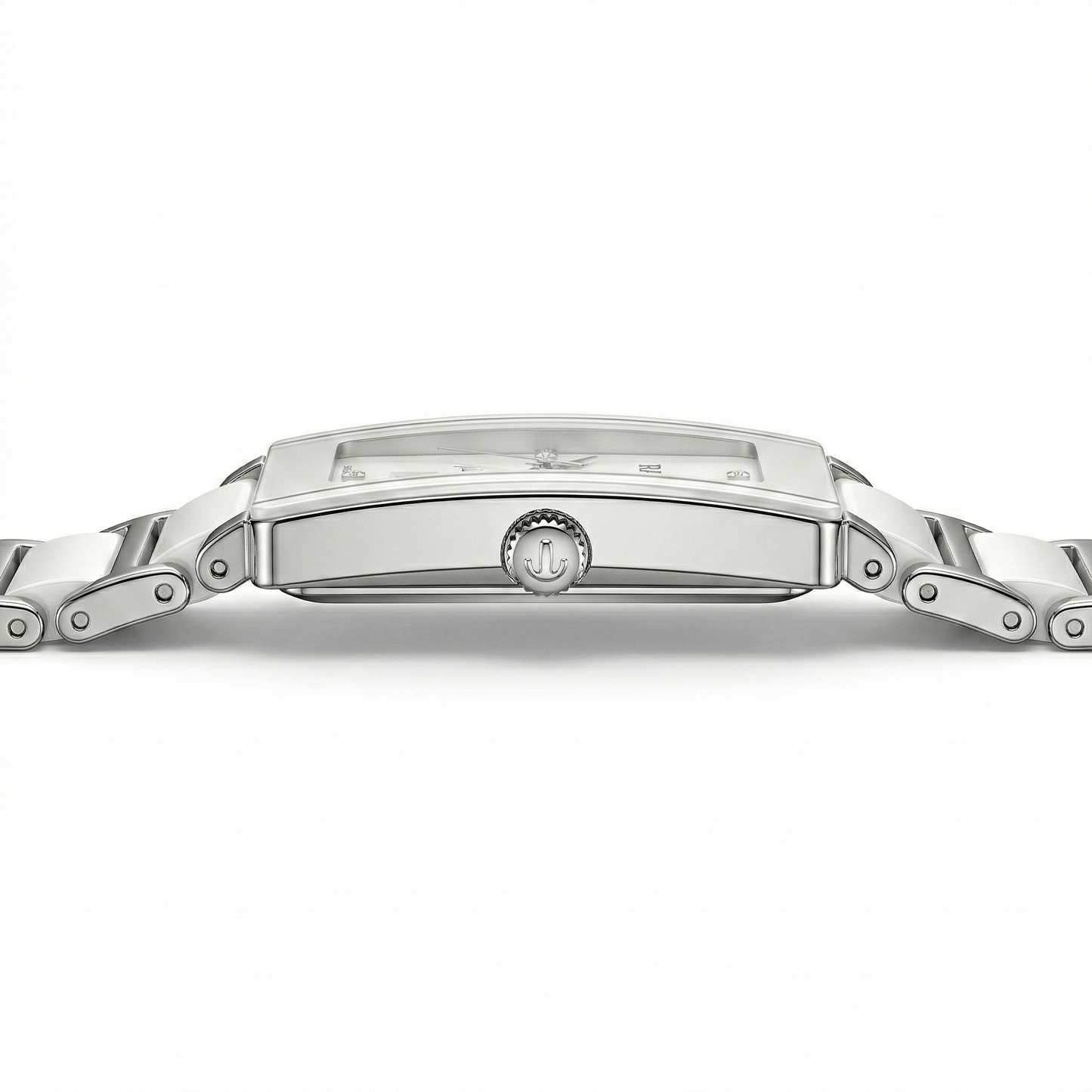 Rado Jubile Rectangle White – Silver Accents