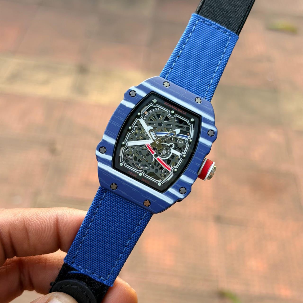 Richard Mille Carbon Blue – Skeleton Automatic