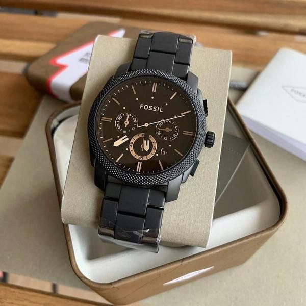 Fossil FS4656 – Black Chronograph