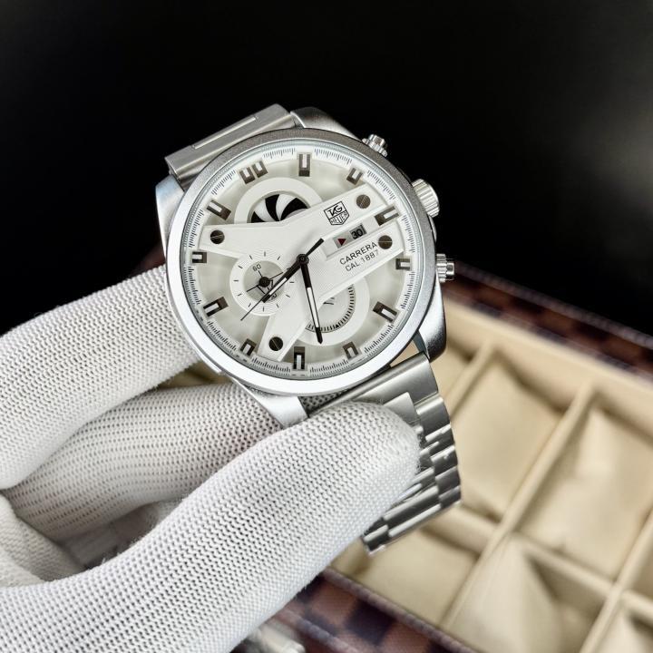 Tag Heuer CR7 G2C Skeleton Chronograph – Stainless Steel White